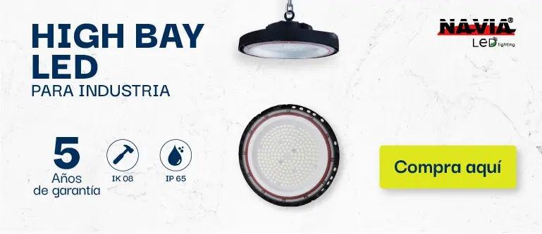 Reflectores High Bay LED para uso industrial
